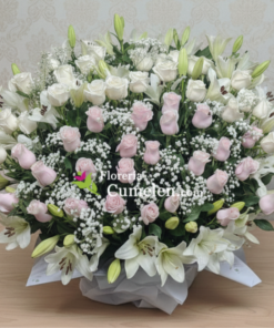427 | Arreglo floral en Rosas  y Liliums